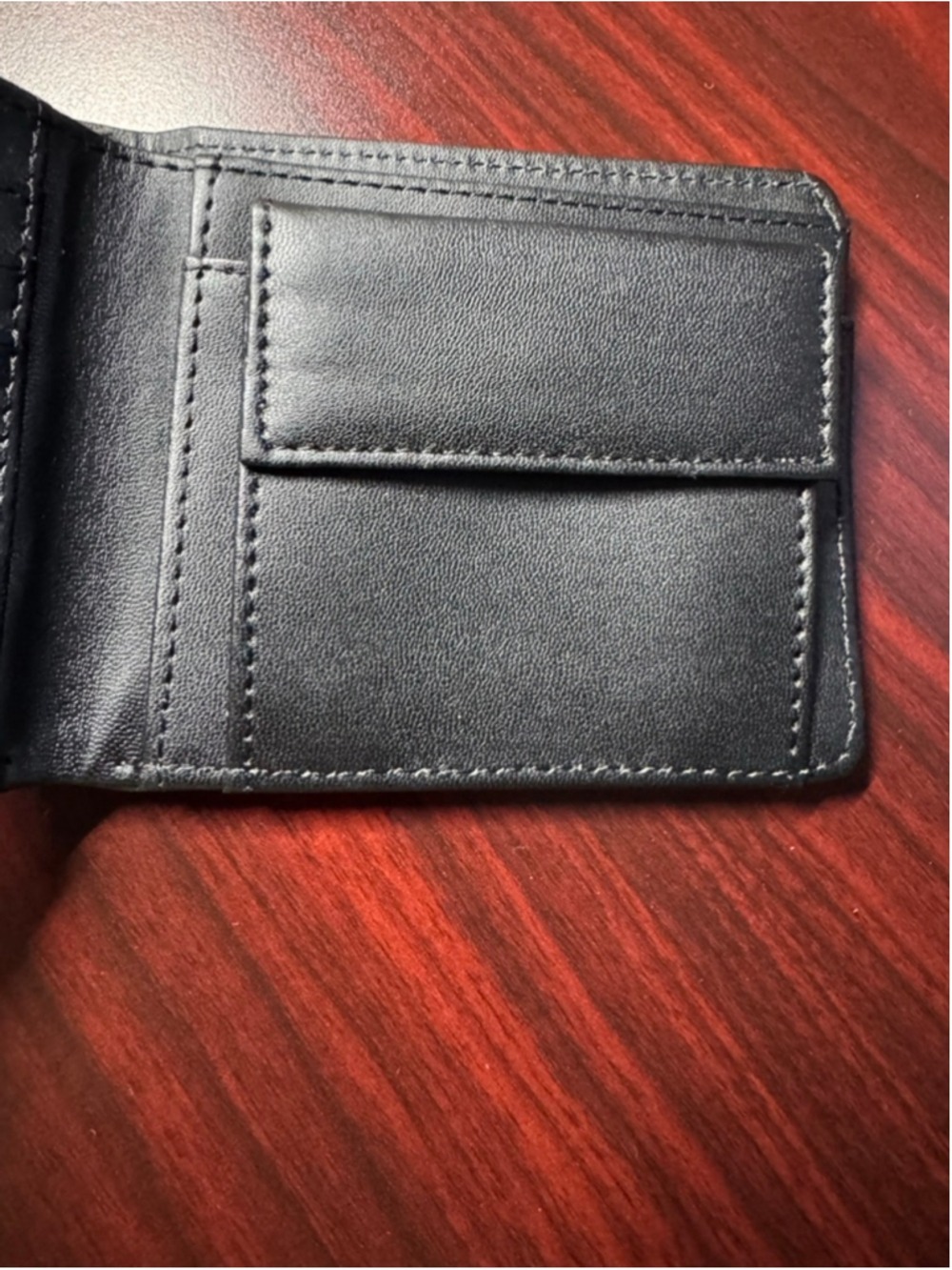 VampireFreaks Bat Emboss Bifold Wallet w/ Chain Goth Emo Punk Black - Picture 6 of 9